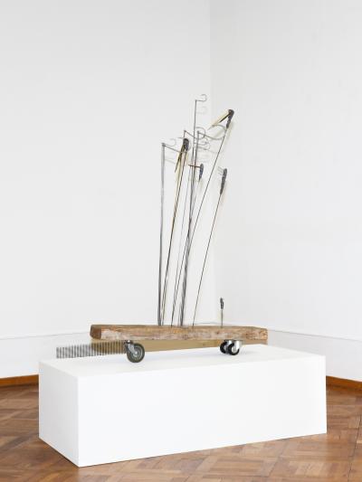 Daniel Pommereulle, Flüchtig, Ausstellungsansicht Kunsthaus Biel Centre d’art Bienne 2023, Foto: Lia Wagner