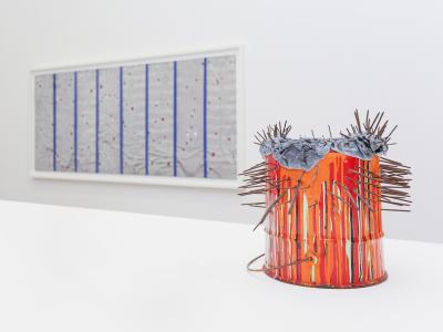 Daniel Pommereulle, Flüchtig, Ausstellungsansicht Kunsthaus Biel Centre d’art Bienne 2023, Foto: Lia Wagner