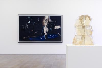 Daniel Pommereulle, «Flüchtig», Ausstellungsansicht, 2023 KBCB, Foto: Lia Wagner