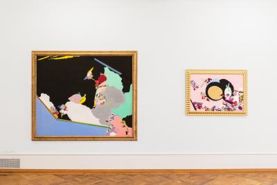 Fausta Squatriti, «Galaxie», Ausstellungsansicht, 2023 KBCB, Foto: Lea Kunz
