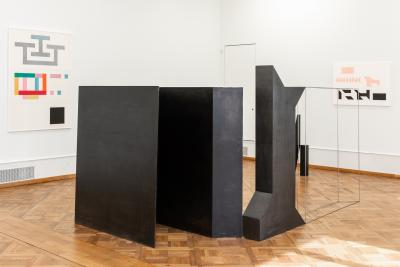 Fausta Squatriti, «Galaxie», Ausstellungsansicht, 2023 KBCB, Foto: Lea Kunz