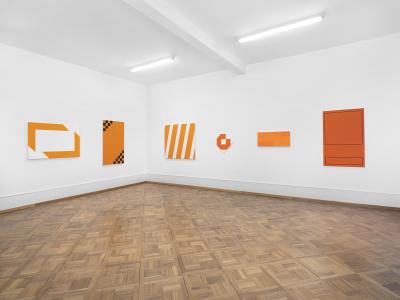 Francis Baudevin, Ausstellungsansicht, 2023 KBCB, Foto: Julien Gremaud