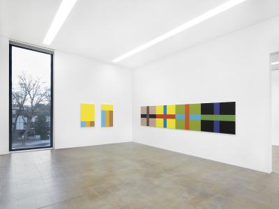 Francis Baudevin, Ausstellungsansicht, 2023 KBCB, Foto: Julien Gremaud