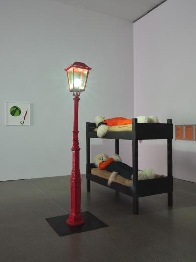 Jos de Gruyter & Harald Thys, Impressions de Biel, Ausstellungsansicht, 2024, KBCB, Courtesy of the artists and Galerie Isabella Bortolozzi, Berlin (DE); KIN Brussels (BE); STUDIOLI, Rome (IT); Foto: Thomas Annaheim Lambert