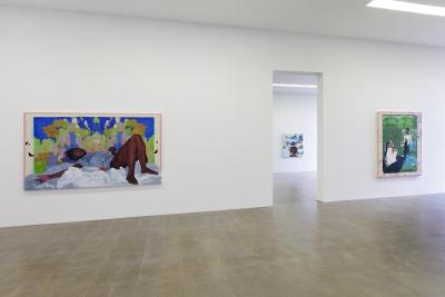 Kudzanai-Violet Hwami, Ausstellungsansicht, 2022 KBCB, Foto: Stefan Rohner