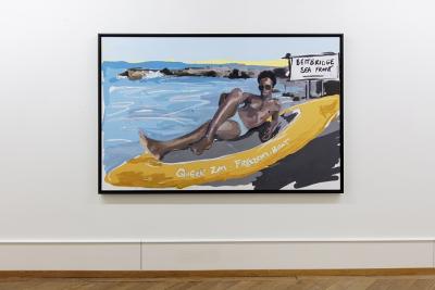 Kudzanai-Violet Hwami, Ausstellungsansicht, 2022 KBCB, Foto: Stefan Rohner
