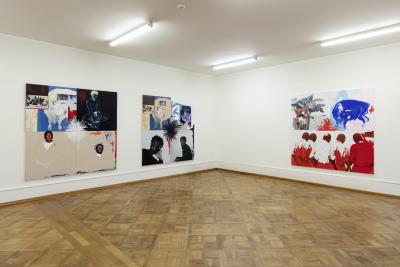 Kudzanai-Violet Hwami, Ausstellungsansicht, 2022KBCB, Foto: Stefan Rohner