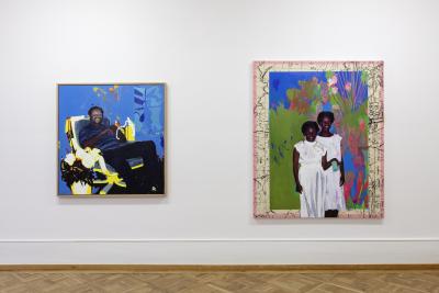 Kudzanai-Violet Hwami, Ausstellungsansicht, 2022KBCB, Foto: Stefan Rohner
