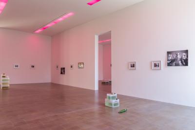 Loretta Fahrenholz, «Champagner Galopp», Ausstellungsansicht, 2024KBCB, Foto: Lea Kunz