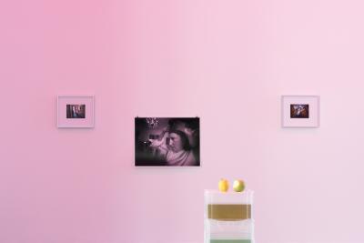 Loretta Fahrenholz, «Champagner Galopp», Ausstellungsansicht, 2024KBCB, Foto: Lea Kunz
