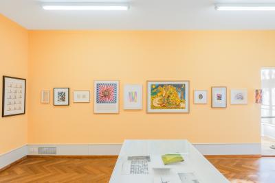 Schenkung Glicksman, Ausstellungsansicht Kunsthaus Biel Centre d’art Bienne 2023, Foto: Lea Kunz