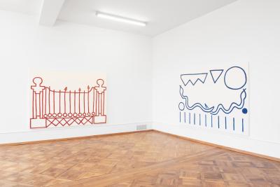Stephen Felton, «Bugaboo Voodoo», Ausstellungsansicht, 2024KBCB, Foto: Lea Kunz