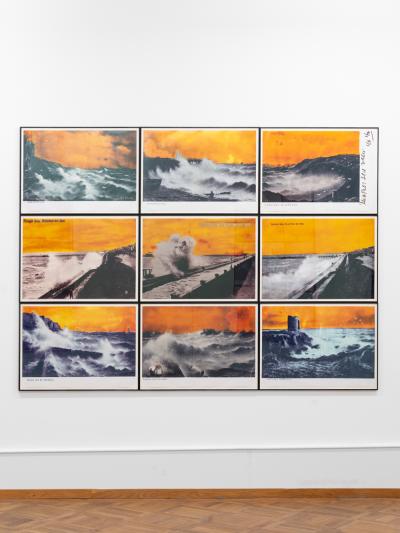 Susan Hiller, Another Sea View (1982-88), 1982-1988 Ausstellungsansicht, 2025, KBCB © The Estate of Susan Hiller; Courtesy of Lisson Gallery; Foto : Lea Kunz
