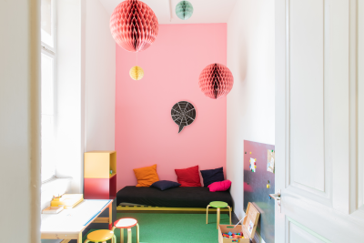 Im Kunsthaus Biel befindet sich ein Kinderraum.