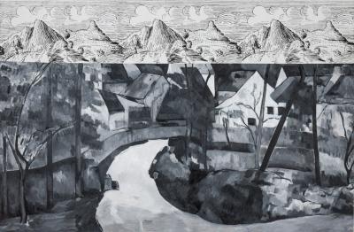 Dexter Dalwood, Robert Walser, 2012